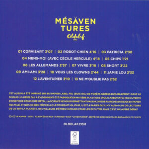 CD "Mésaventures" Oldelaf - Recto