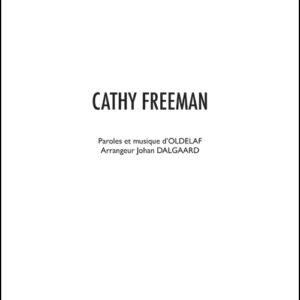 Partition "Cathy Freeman" format pdf. Un exemplaire. Couverture
